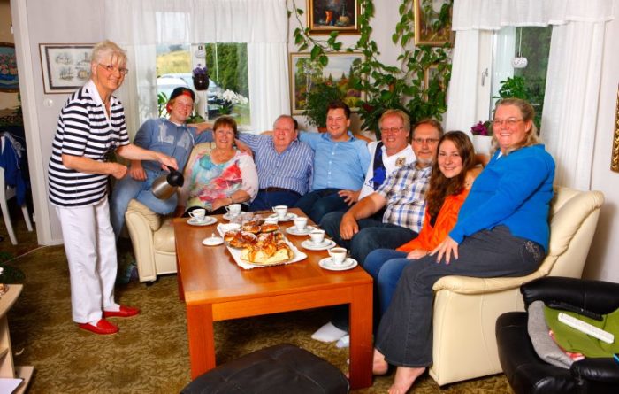 Leslie träffar sin släkt i Sverige