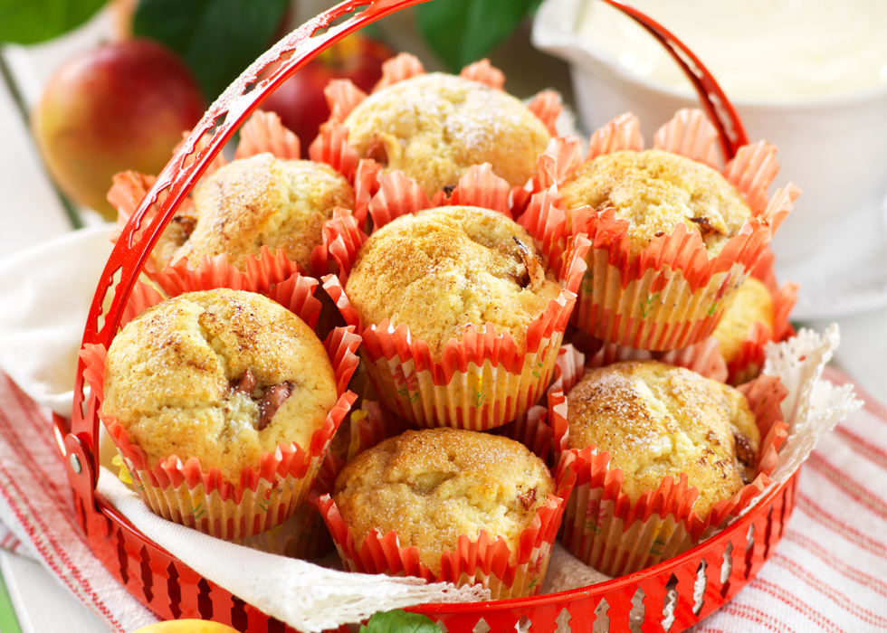 Äppelmuffins med kanel recept Året Runt