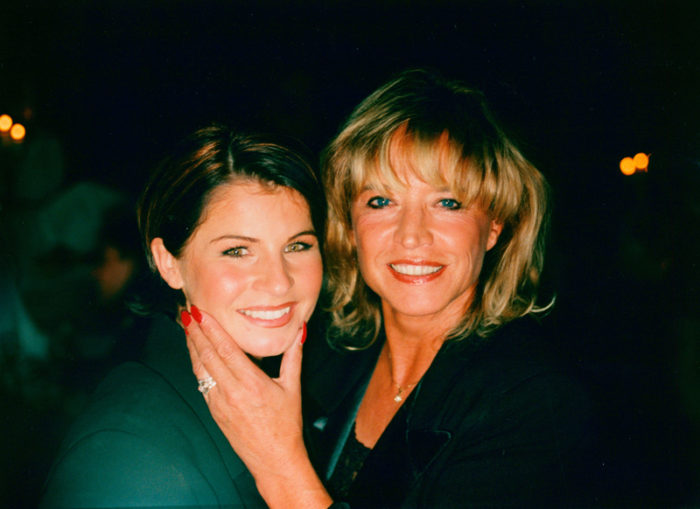 Carola Häggkvist och Barbro "Lill-Babs" Svensson i september 1996.