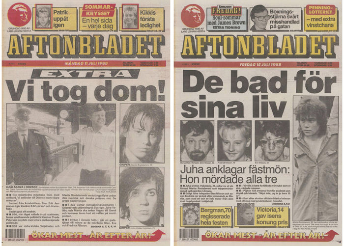 Aftonbladet trippelmorden Åmsele